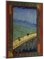 Bridge in the Rain (After Hiroshig), 1887-Vincent van Gogh-Mounted Giclee Print