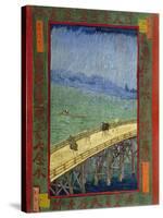 Bridge in the Rain (After Hiroshige)-Vincent van Gogh-Stretched Canvas