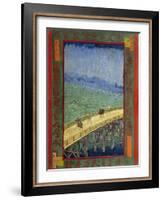 Bridge in the Rain (After Hiroshige)-Vincent van Gogh-Framed Giclee Print