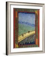 Bridge in the Rain (After Hiroshige)-Vincent van Gogh-Framed Giclee Print