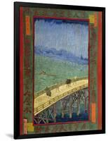 Bridge in the Rain (After Hiroshige)-Vincent van Gogh-Framed Giclee Print