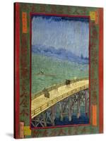 Bridge in the Rain (After Hiroshige)-Vincent van Gogh-Stretched Canvas