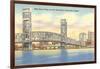 Bridge, Jacksonville, Florida-null-Framed Art Print