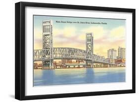 Bridge, Jacksonville, Florida-null-Framed Art Print