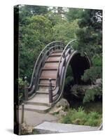 Bridge, Japanese Garden, Golden Gate Park, CA-Barry Winiker-Stretched Canvas