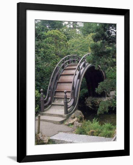 Bridge, Japanese Garden, Golden Gate Park, CA-Barry Winiker-Framed Photographic Print