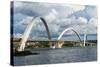 Bridge Kubitschek (Jk Bridge), Brasilia, Brazil, South America-Michael Runkel-Stretched Canvas