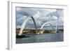 Bridge Kubitschek (Jk Bridge), Brasilia, Brazil, South America-Michael Runkel-Framed Photographic Print