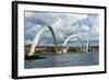 Bridge Kubitschek (Jk Bridge), Brasilia, Brazil, South America-Michael Runkel-Framed Photographic Print