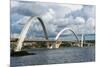 Bridge Kubitschek (Jk Bridge), Brasilia, Brazil, South America-Michael Runkel-Mounted Photographic Print