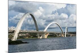 Bridge Kubitschek (Jk Bridge), Brasilia, Brazil, South America-Michael Runkel-Mounted Photographic Print