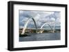 Bridge Kubitschek (Jk Bridge), Brasilia, Brazil, South America-Michael Runkel-Framed Photographic Print