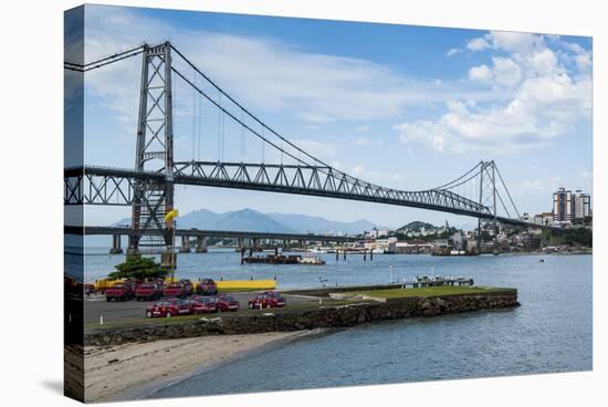 Bridge Linking Florianopolis on Ilha Catarina (Santa Catarina Island) with the Continent-Michael Runkel-Stretched Canvas