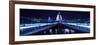 Bridge Lit Up at Night, Millennium Bridge, Thames River, St Paul's Cathedral, London, England-null-Framed Photographic Print