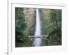 Bridge, Multnomah Falls, Columbia Gorge, Oregon, USA-Walter Bibikow-Framed Photographic Print