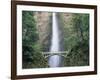 Bridge, Multnomah Falls, Columbia Gorge, Oregon, USA-Walter Bibikow-Framed Photographic Print