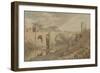 Bridge Near Toledo-Marius Bauer-Framed Art Print