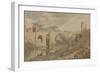 Bridge Near Toledo-Marius Bauer-Framed Art Print