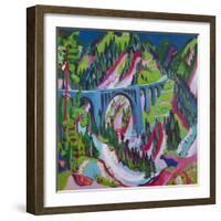 Bridge near Wiesen. 1926-Ernst Ludwig Kirchner-Framed Giclee Print