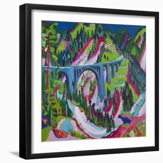 Bridge near Wiesen. 1926-Ernst Ludwig Kirchner-Framed Giclee Print