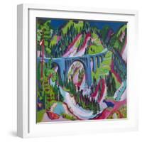 Bridge near Wiesen. 1926-Ernst Ludwig Kirchner-Framed Giclee Print