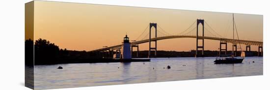 Bridge, Newport, Rhode Island, USA-null-Stretched Canvas