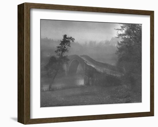 Bridge O'Doon Where Tam O'Conner Was Saved from Witches Written by18th Century Poet Robert Burns-William Sumits-Framed Photographic Print