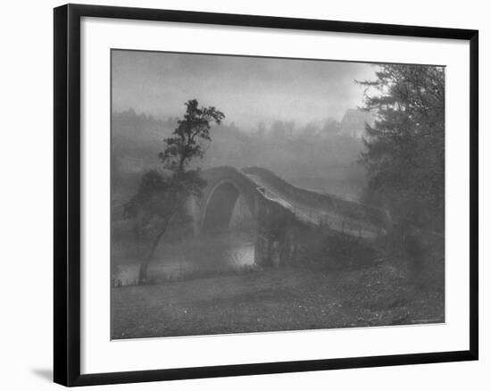 Bridge O'Doon Where Tam O'Conner Was Saved from Witches Written by18th Century Poet Robert Burns-William Sumits-Framed Photographic Print