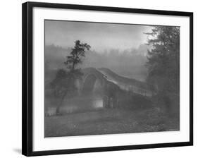Bridge O'Doon Where Tam O'Conner Was Saved from Witches Written by18th Century Poet Robert Burns-William Sumits-Framed Photographic Print