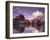 Bridge of Angels and Castello San Angelo, Rome, Italy-Adam Woolfitt-Framed Photographic Print