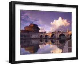 Bridge of Angels and Castello San Angelo, Rome, Italy-Adam Woolfitt-Framed Photographic Print