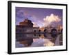 Bridge of Angels and Castello San Angelo, Rome, Italy-Adam Woolfitt-Framed Photographic Print