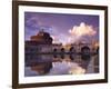 Bridge of Angels and Castello San Angelo, Rome, Italy-Adam Woolfitt-Framed Photographic Print