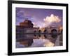 Bridge of Angels and Castello San Angelo, Rome, Italy-Adam Woolfitt-Framed Photographic Print