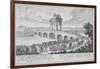 Bridge of Augustus on Via Flaminia, Italy, from Entwurf Einer Historischen Architektur-Johann Bernhard Fischer Von Erlach-Framed Giclee Print