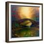 Bridge of Dreams, 2023, (Oil on Canvas)-Lee Campbell-Framed Giclee Print