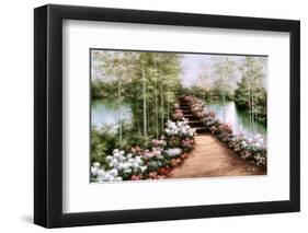 Bridge of Flowers-Diane Romanello-Framed Art Print