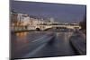 Bridge of La Tournelle, Paris, France-Francisco Javier Gil-Mounted Photographic Print