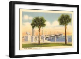 Bridge of Lions, St. Augustine, Florida-null-Framed Art Print