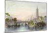 Bridge of Nanking-Thomas Allom-Mounted Art Print