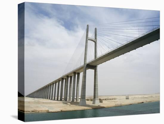 Bridge of Peace, Suez Canal, Egypt-Cindy Miller Hopkins-Stretched Canvas