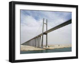 Bridge of Peace, Suez Canal, Egypt-Cindy Miller Hopkins-Framed Photographic Print