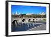 Bridge of Segovia, Fountains, Royal Palace and Cathedral of Nuestra Senora De La Almudena in Madrid-Paha_L-Framed Photographic Print