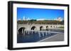 Bridge of Segovia, Fountains, Royal Palace and Cathedral of Nuestra Senora De La Almudena in Madrid-Paha_L-Framed Photographic Print