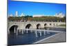 Bridge of Segovia, Fountains, Royal Palace and Cathedral of Nuestra Senora De La Almudena in Madrid-Paha_L-Mounted Photographic Print