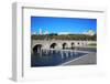 Bridge of Segovia, Fountains, Royal Palace and Cathedral of Nuestra Senora De La Almudena in Madrid-Paha_L-Framed Photographic Print