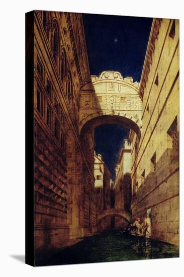 Bridge of Sighs, 1833-35-William Etty-Stretched Canvas
