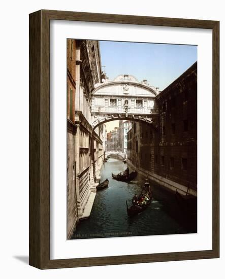 Bridge of Sighs, 1890s-Science Source-Framed Giclee Print