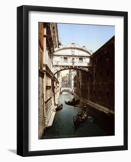 Bridge of Sighs, 1890s-Science Source-Framed Giclee Print