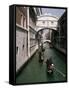 Bridge of Sighs and Gondolas, Venice, Veneto, Italy-Roy Rainford-Framed Stretched Canvas